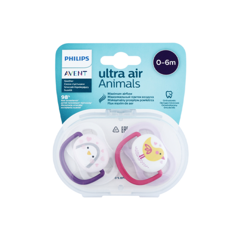 Philips Avent Pacifier Ultra Air Animals 0-6 m