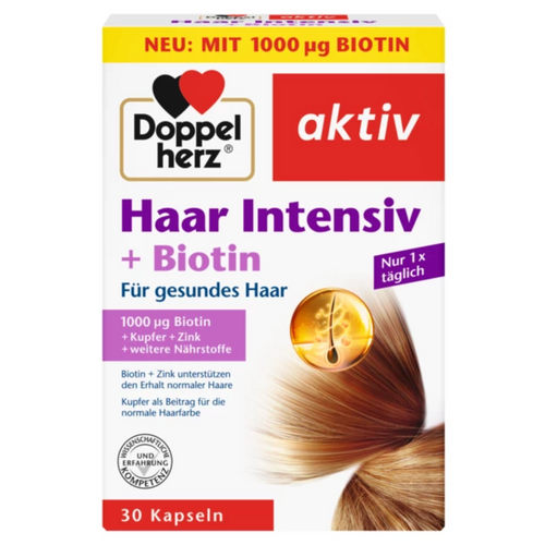 DoppelHerz Aktiv Intensive Hair + Biotin