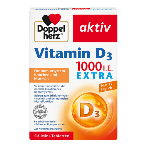 DoppelHerz Aktiv Vitamin D 1000 I.E
