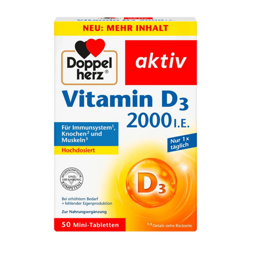 DoppelHerz Aktiv Vitamin D 2000 I.E