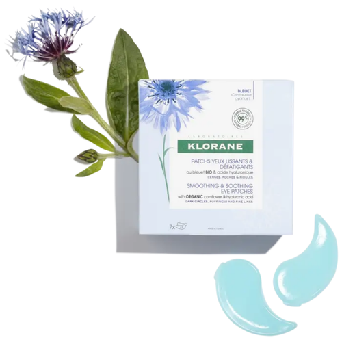 Smoothing &  Fatigue-relieving Eye Patches with Organic Cornflower