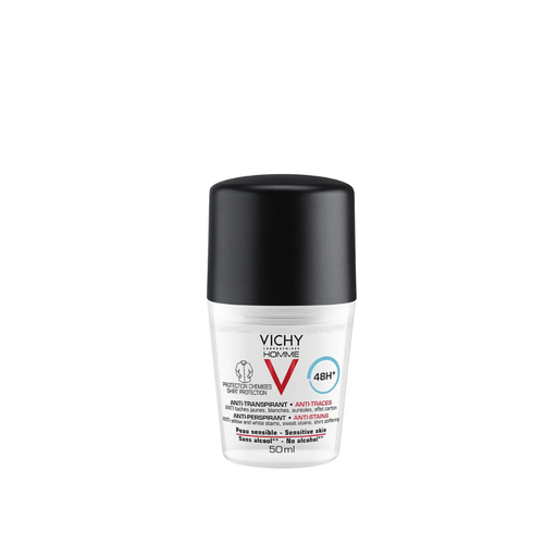 Vichy Men Antiperspirant Deodorant Anti-Mark Roll-On